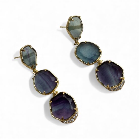 Auskari ar Fluorītu