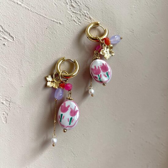 Jauns! Auskari Tulpes