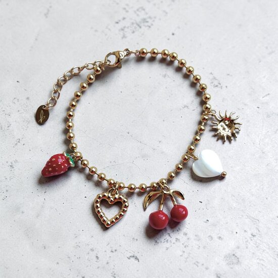 Jauns! Rokassprādze Zemene