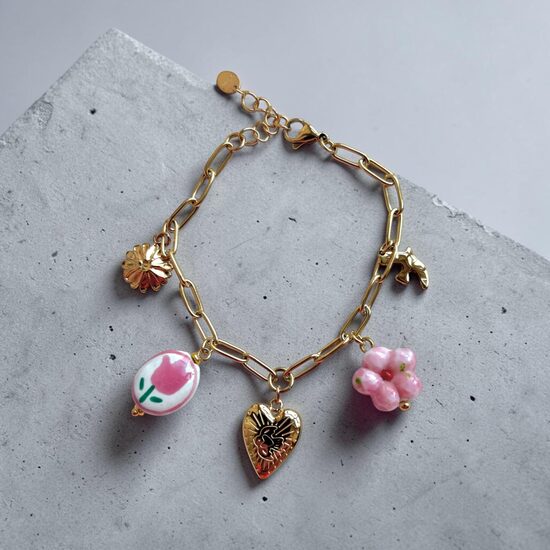 Jauns! Rokassprādze Tulpe